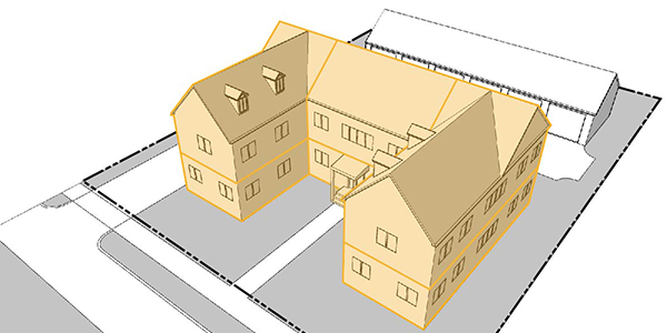 Courtyard Drawing