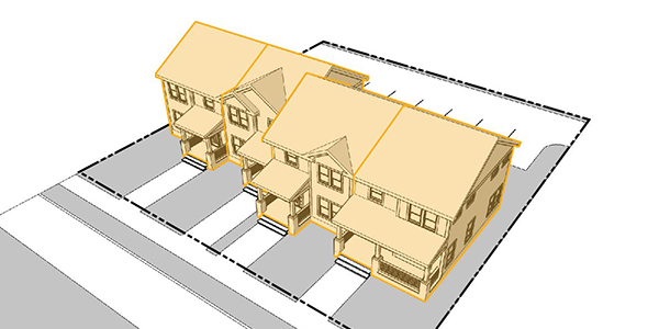 Townhouse Drawing