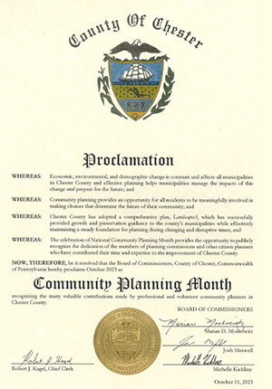 Planning Month Proclamation