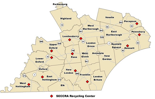 SECCRA Service Area